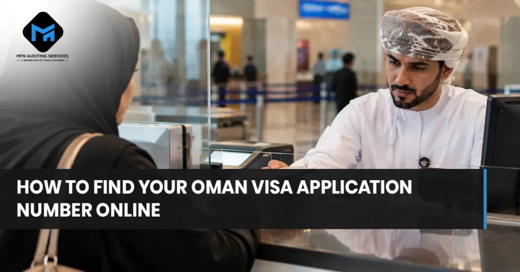 Oman visa application number